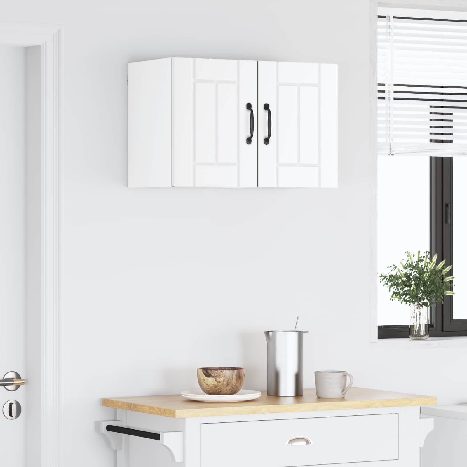 Mobile da cucina 2 pcs Bianco 30 x 31 x 40 cm Legno multistrato 884855