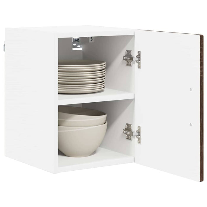 Mobile da cucina 2 pz-Set di 2 Armadio da cucina Rovere Marrone 30 x 31 x 40 cm 824409