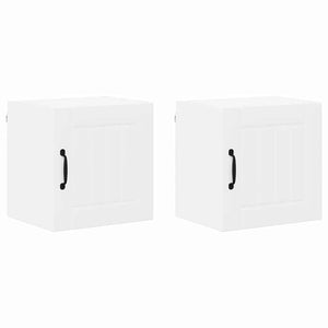Mobile da cucina 2 pz-Set di 2 Armadio da cucina Bianco 40 x 31 x 40 cm Legno multistrato 899107