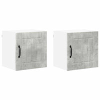 Mobile da cucina 2 pz-Set di 2 Armadio da cucina Grigio cemento 40 x 31 x 40 cm 557423