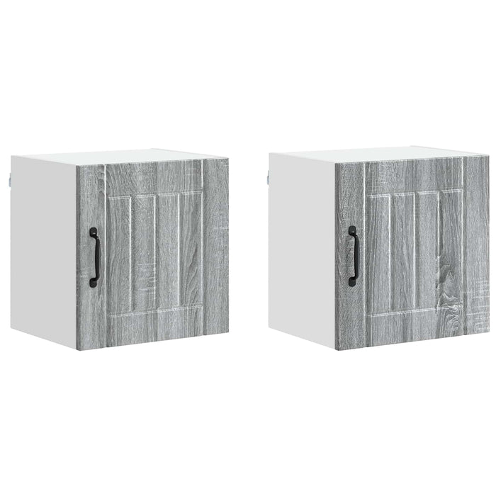 Mobile da cucina 2 pcs Grigio Sonoma 40 x 31 x 40 cm 884887