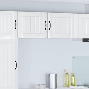 Mobile da cucina 2 pz-Set di 2 Armadio da cucina Bianco Lucido 50 x 31 x 40 cm 499076