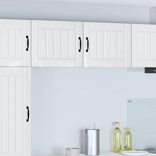 Mobile da cucina 2 pz-Set di 2 Armadio da cucina Bianco Lucido 50 x 31 x 40 cm 499076