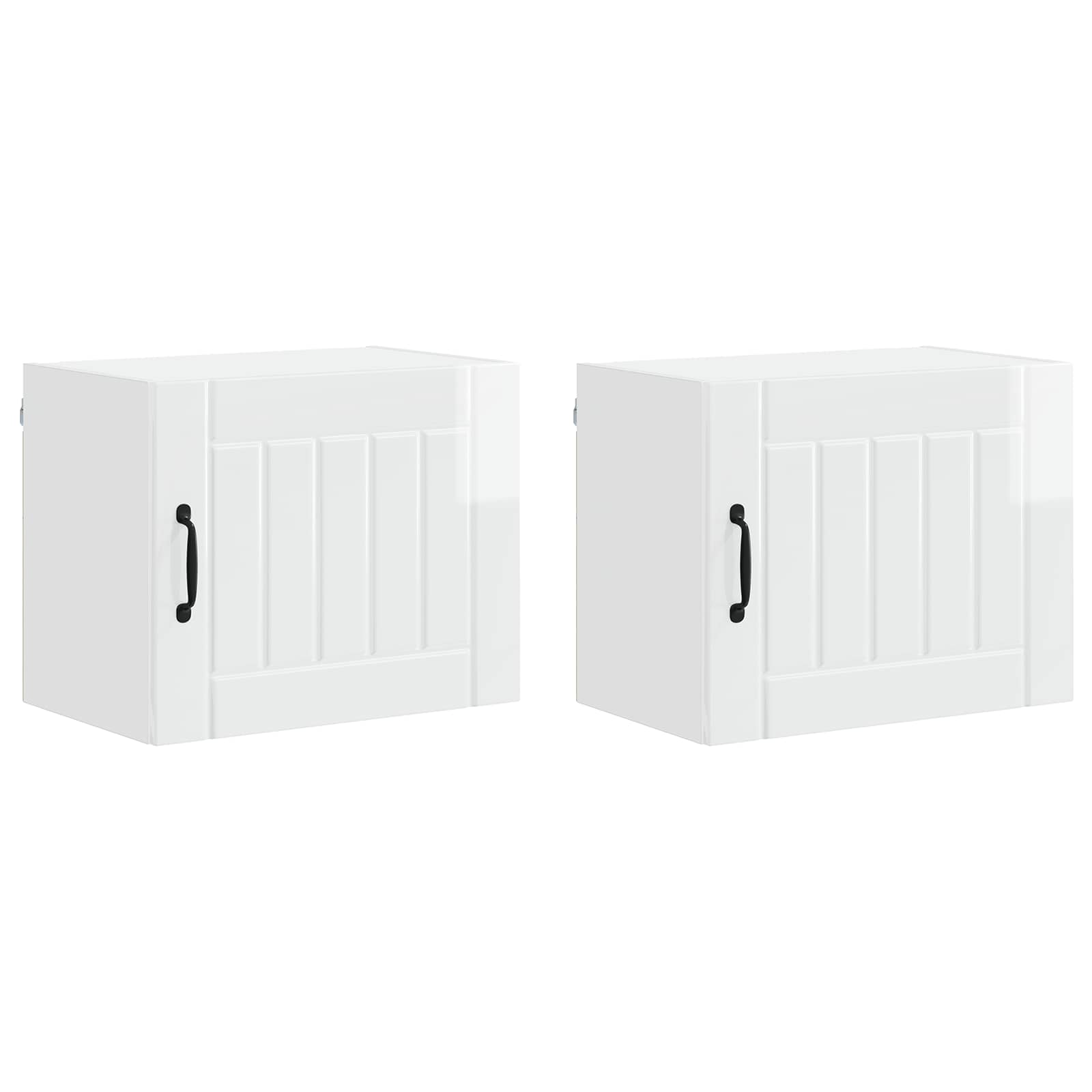 Mobile da cucina 2 pcs Bianco Lucido 50 x 31 x 40 cm 884903