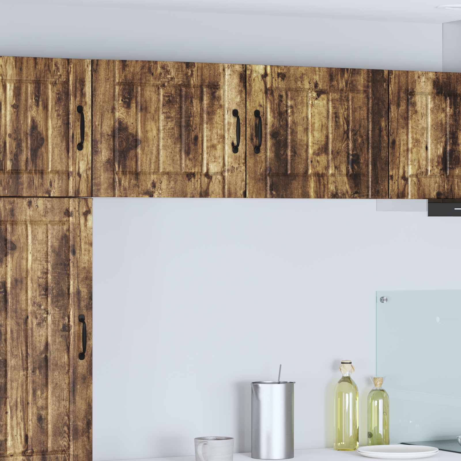 Mobile da cucina 2 pz-Set di 2 Armadio da cucina Rovere fum¨¦ 50 x 31 x 40 cm 836135