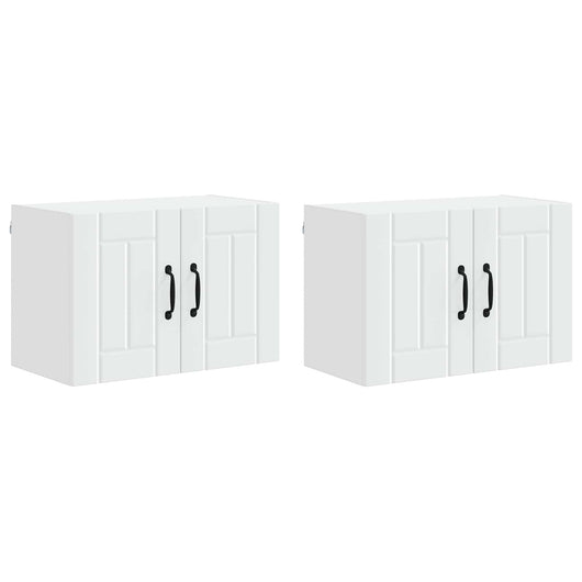 Mobile da cucina 2 pcs Bianco 60 x 31 x 40 cm Legno multistrato 884915