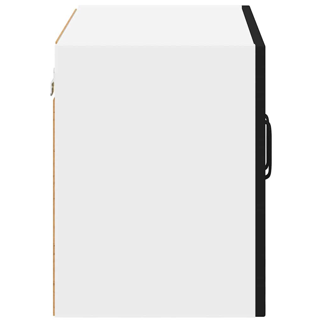 Pensile cucina con porta-Mobile Cucina da Parete Nero 60 x 31 x 40 cm Legno multistrato 711482