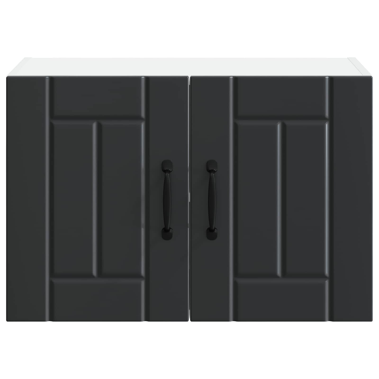 Mobile da cucina 2 pz-Set di 2 Armadio da cucina Nero 60 x 31 x 40 cm Legno multistrato 542519