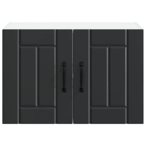 Mobile da cucina 2 pz-Set di 2 Armadio da cucina Nero 60 x 31 x 40 cm Legno multistrato 542519