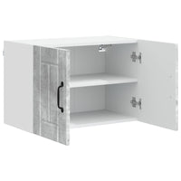 Pensile cucina-Mobile Cucina da Parete Grigio cemento 60 x 31 x 40 cm Legno multistrato