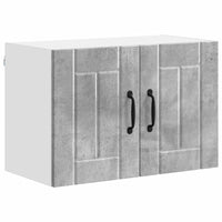 Armadi a pareti per cucina 2 pz-Set di 2 Armadi sospesi per Cucina Grigio cemento 60 x 31 x 40 cm