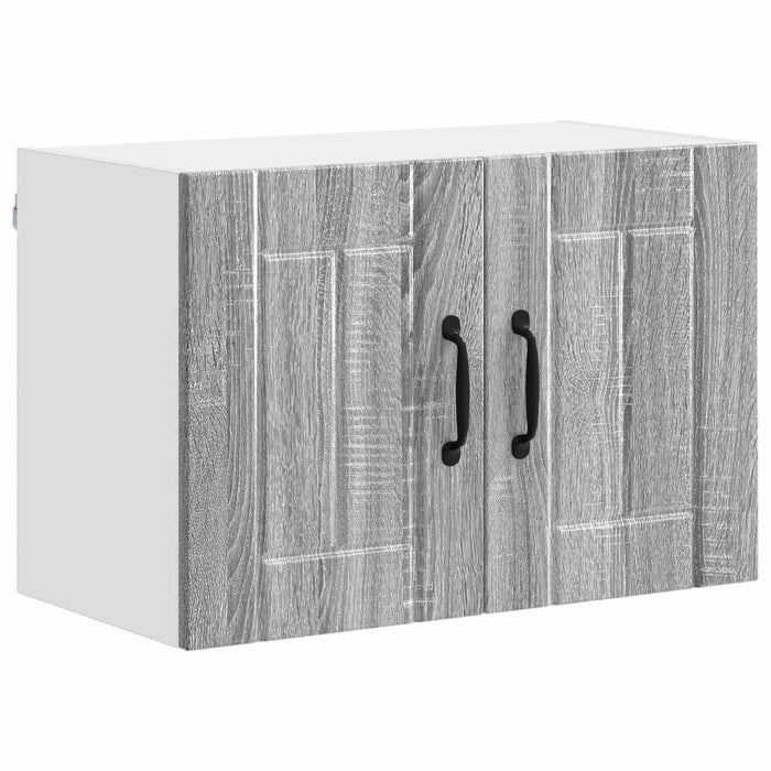 Armadi a pareti per cucina 2 pz-Set di 2 Armadi sospesi per Cucina Grigio Sonoma 60 x 31 x 40 cm