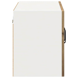 Armadi a pareti per cucina con porta 2 pz-Set di 2 Armadi sospesi per Cucina Rovere artigianale