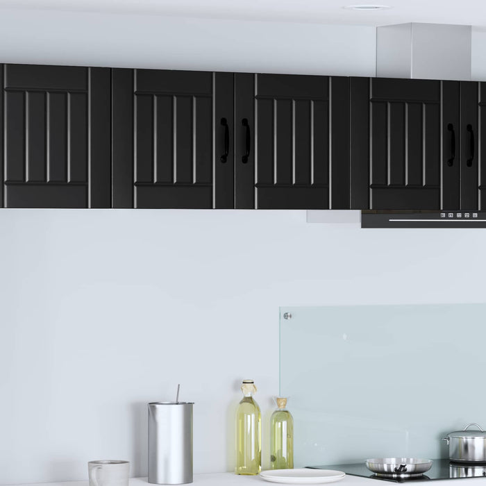 Mobile da cucina-Armadio da cucina Nero 80 x 31 x 40 cm Legno multistrato 302505