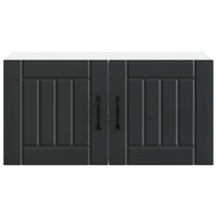 Mobile da cucina-Armadio da cucina Nero 80 x 31 x 40 cm Legno multistrato 302505