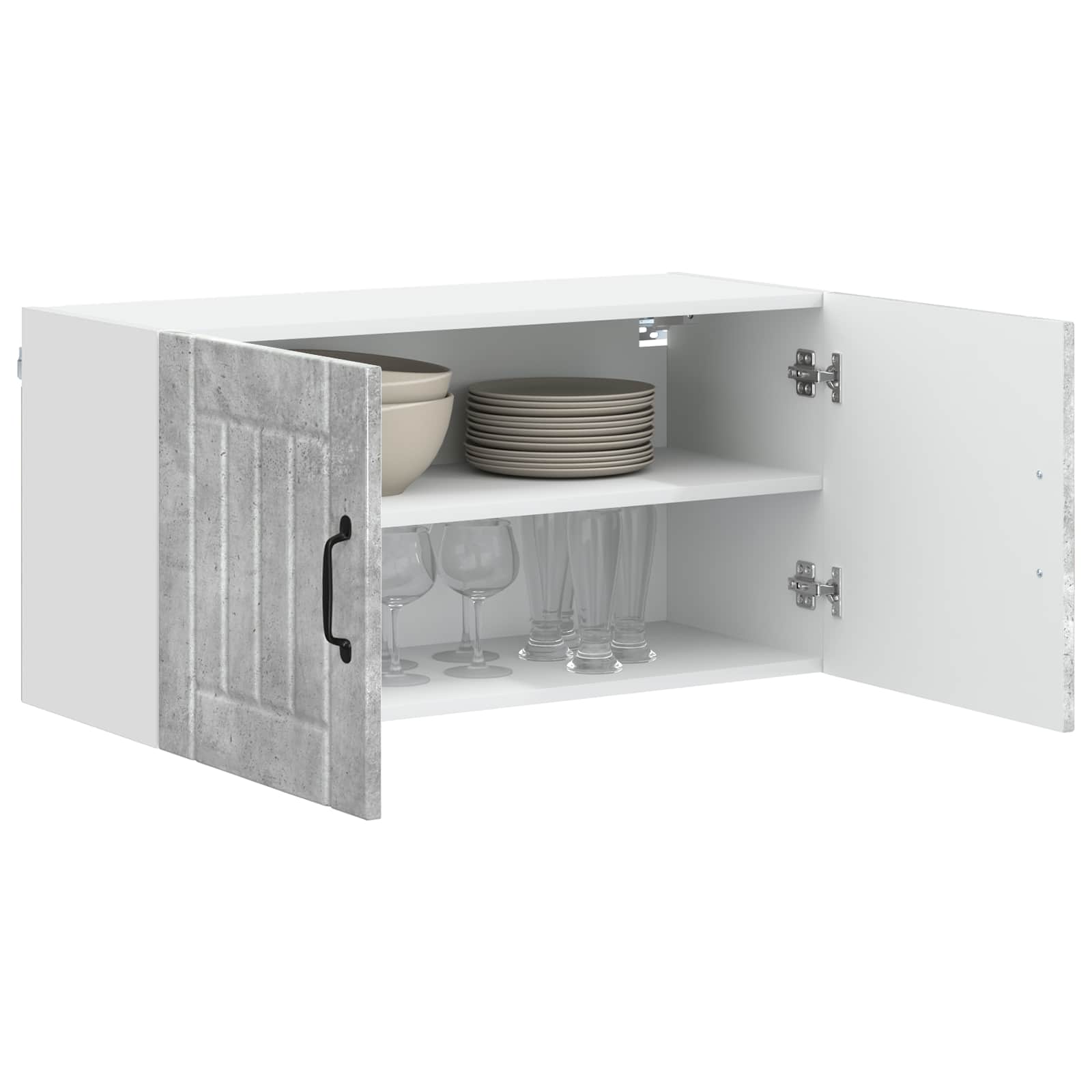 Mobile da cucina Grigio cemento 80 x 31 x 40 cm 884937