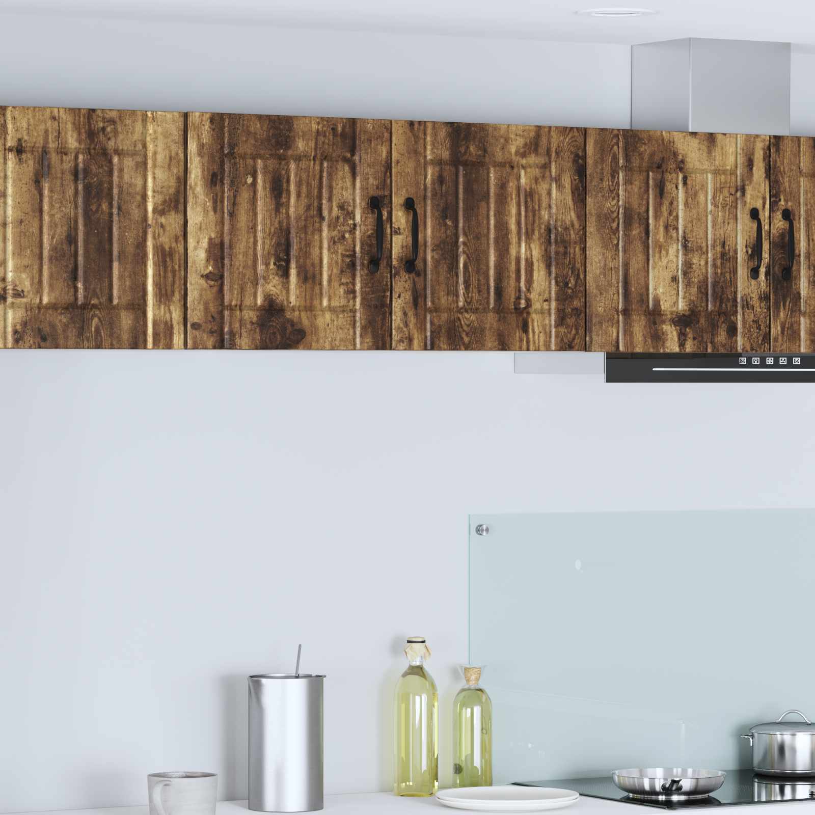 Mobile da cucina-Armadio da cucina Rovere fum¨¦ 80 x 31 x 40 cm Legno multistrato 365910