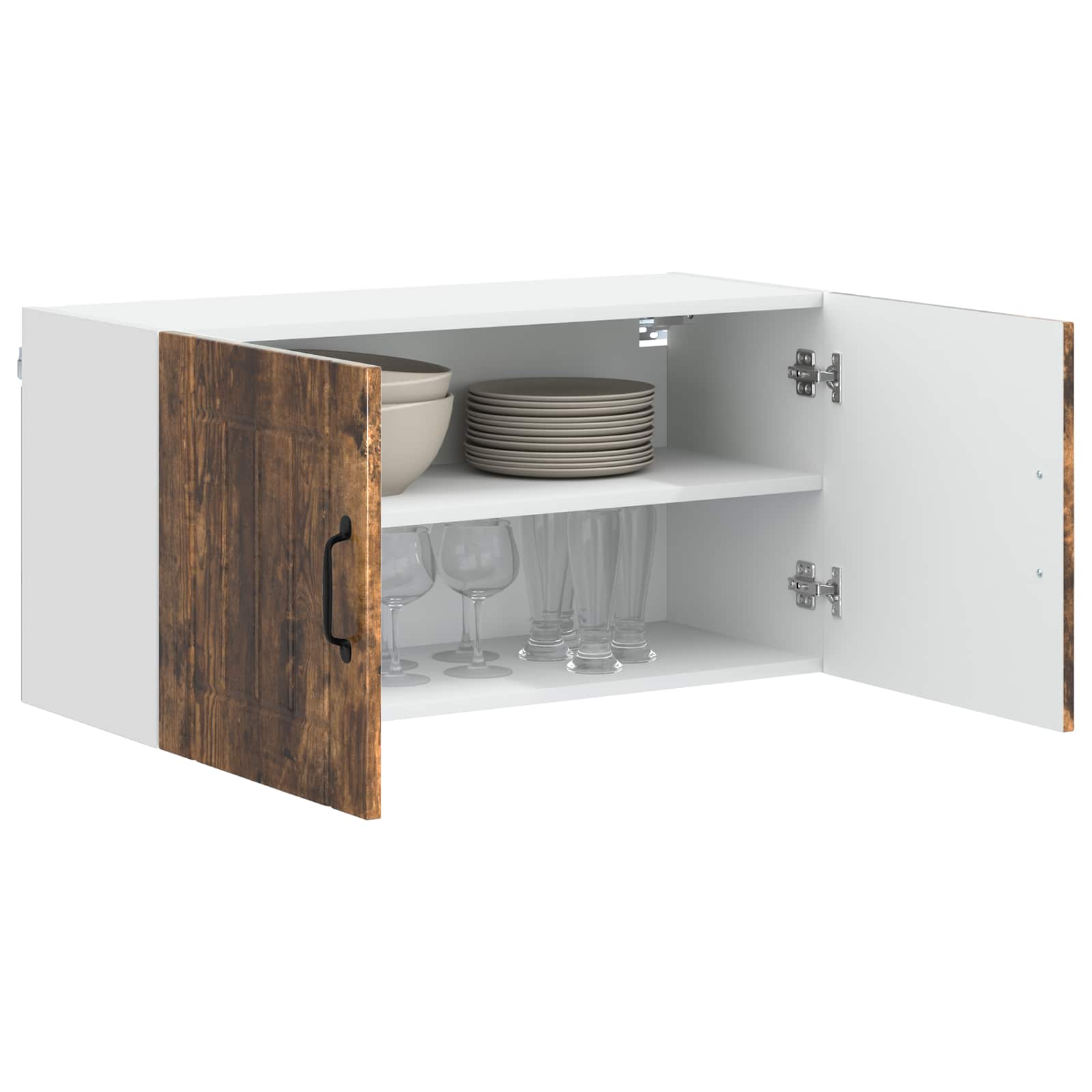 Mobile da cucina-Armadio da cucina Rovere fum¨¦ 80 x 31 x 40 cm Legno multistrato 365910