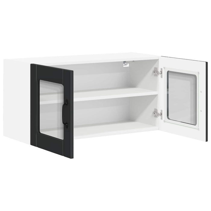 Mobile da cucina-Armadio da cucina Nero 80 x 31 x 40 cm Legno multistrato 892623