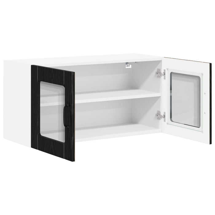 Mobile da cucina-Armadio da cucina Rovere Nero 80 x 31 x 40 cm Legno multistrato