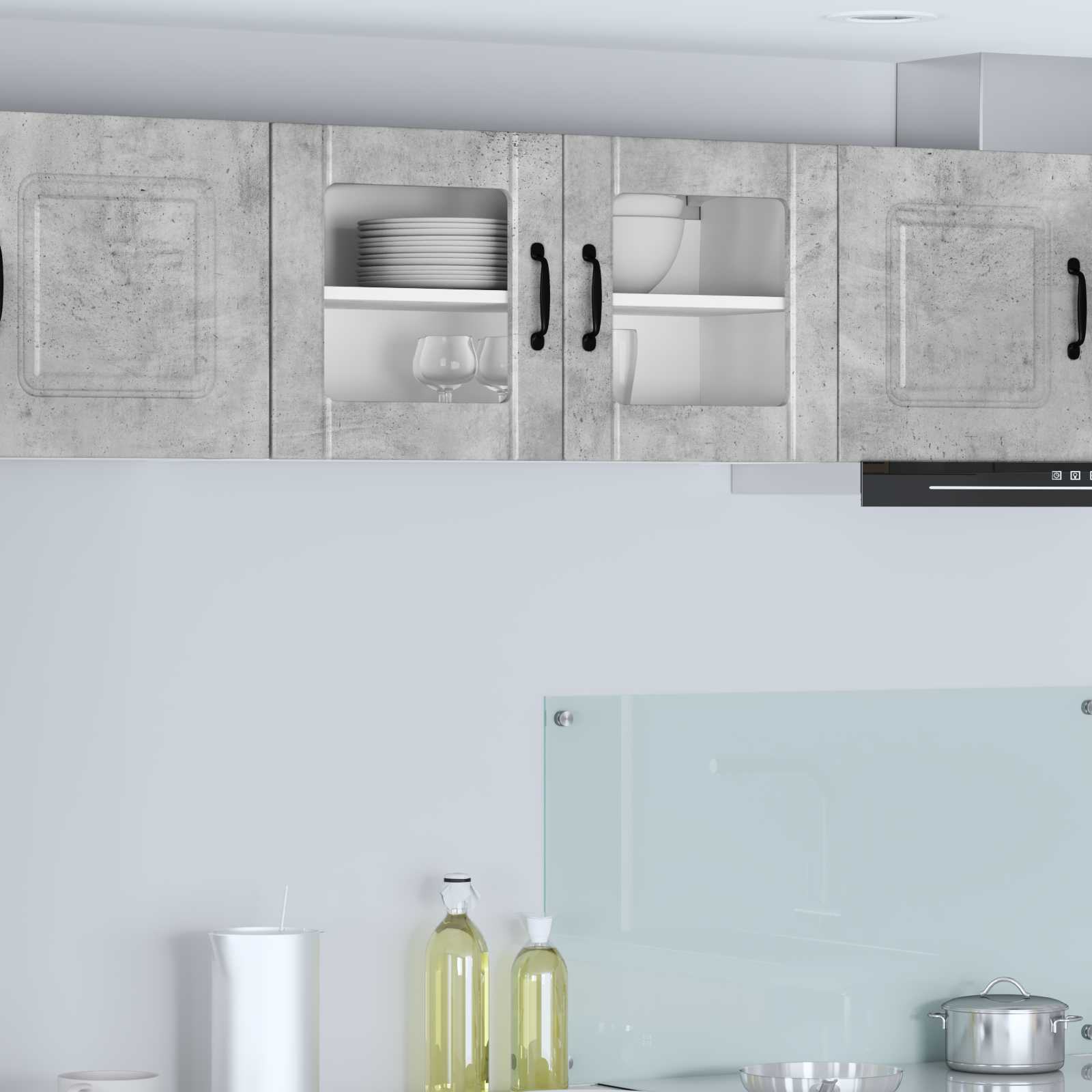 Mobile da cucina-Armadio da cucina Grigio cemento 80 x 31 x 40 cm 322866