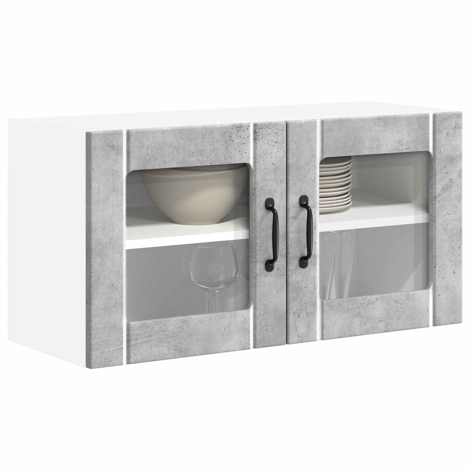 Mobile da cucina-Armadio da cucina Grigio cemento 80 x 31 x 40 cm 322866