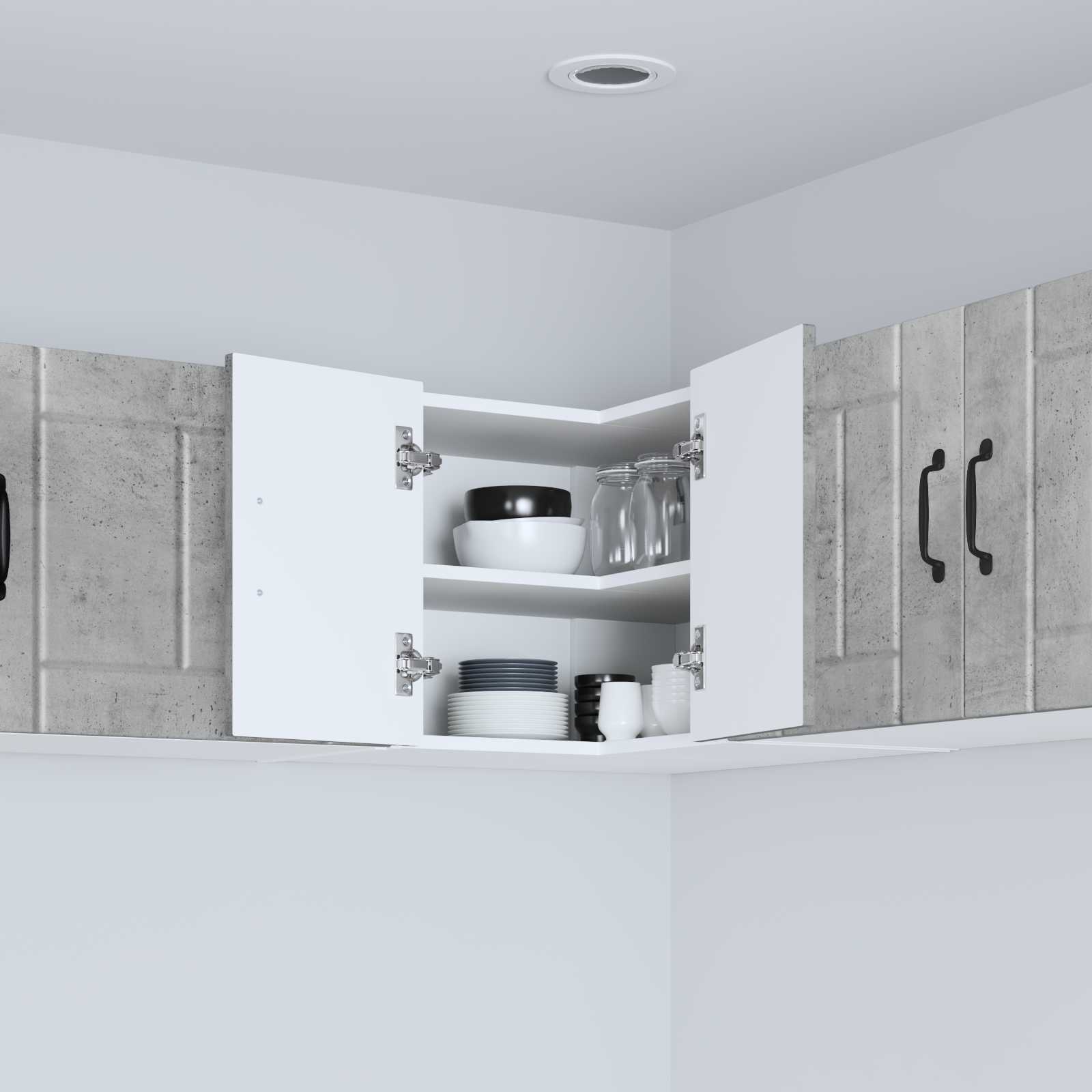 Mobile da cucina Grigio cemento 57 x 57 x 40 cm 884958