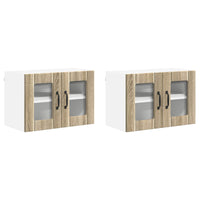 Mobile da cucina 2 pz-Set di 2 Armadio da cucina Rovere Sonoma 60 x 31 x 40 cm 929367