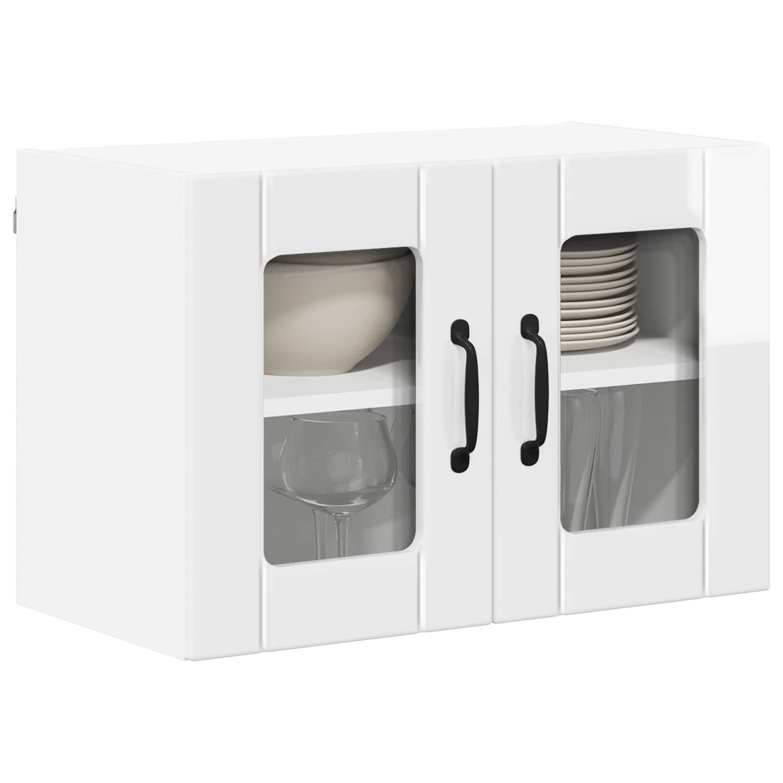 Mobile da cucina-Armadio da cucina Bianco Lucido 60 x 31 x 40 cm