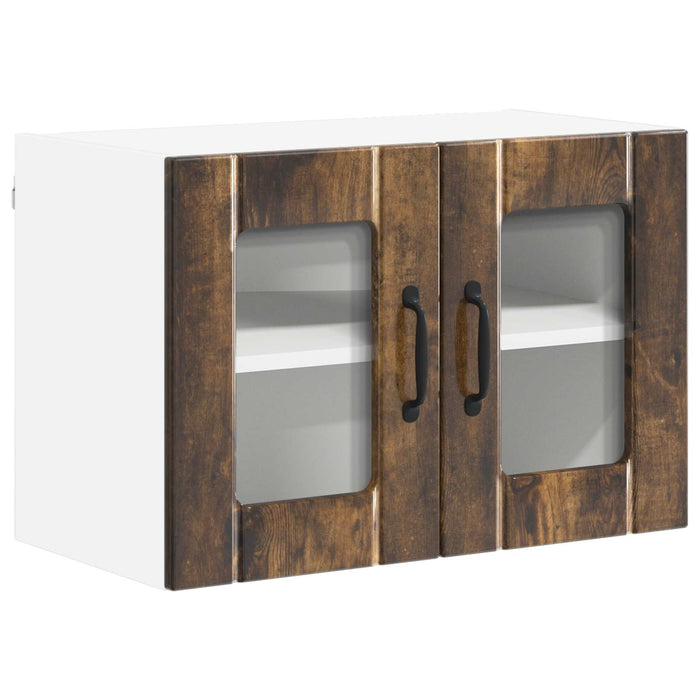 Mobile da cucina 2 pz-Set di 2 Armadio da cucina Rovere fum¨¦ 60 x 31 x 40 cm 351562