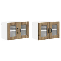 Mobile da cucina 2 pz-Set di 2 Armadio da cucina Rovere artigianale 60 x 31 x 40 cm 868244