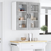 Mobile da cucina 2 pcs Grigio cemento 40 x 31 x 80 cm 884992