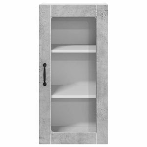 Mobile da cucina 2 pcs Grigio cemento 40 x 31 x 80 cm 884992