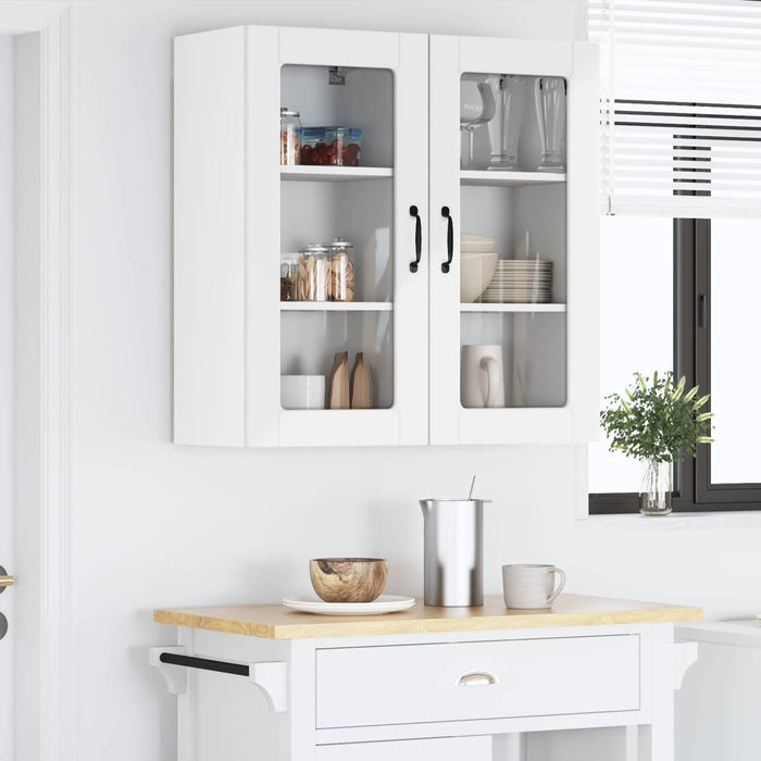 Mobile da cucina 2 pcs Bianco Lucido 40 x 31 x 80 cm 884994