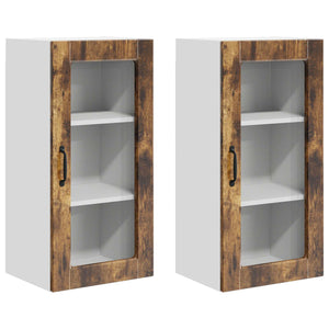 Mobile da cucina 2 pcs Rovere fumé 40 x 31 x 80 cm 884996