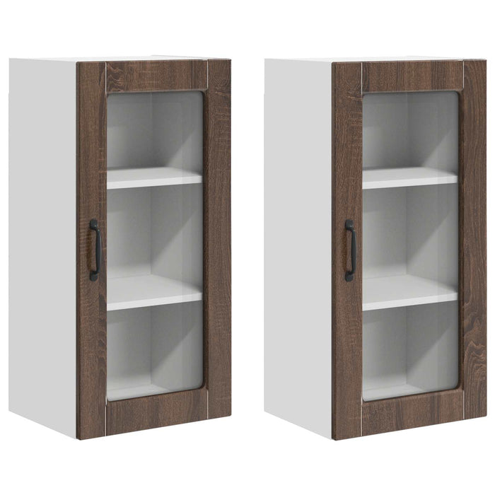 Mobile da cucina 2 pcs Rovere Marrone 40 x 31 x 80 cm 885000