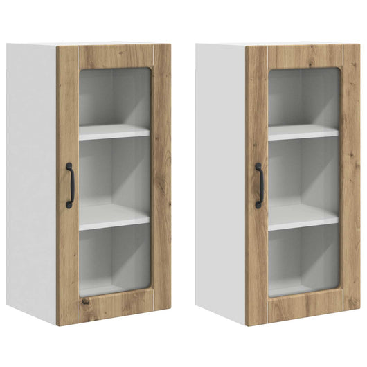 Mobile da cucina 2 pcs Rovere artigianale 40 x 31 x 80 cm 885004