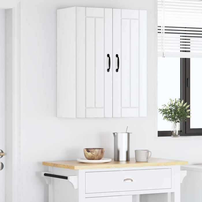 Mobile da cucina 2 pcs Bianco 30 x 31 x 80 cm Legno multistrato 885006