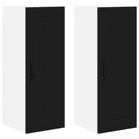 Mobile da cucina 2 pcs Nero 30 x 31 x 80 cm Legno multistrato 885008