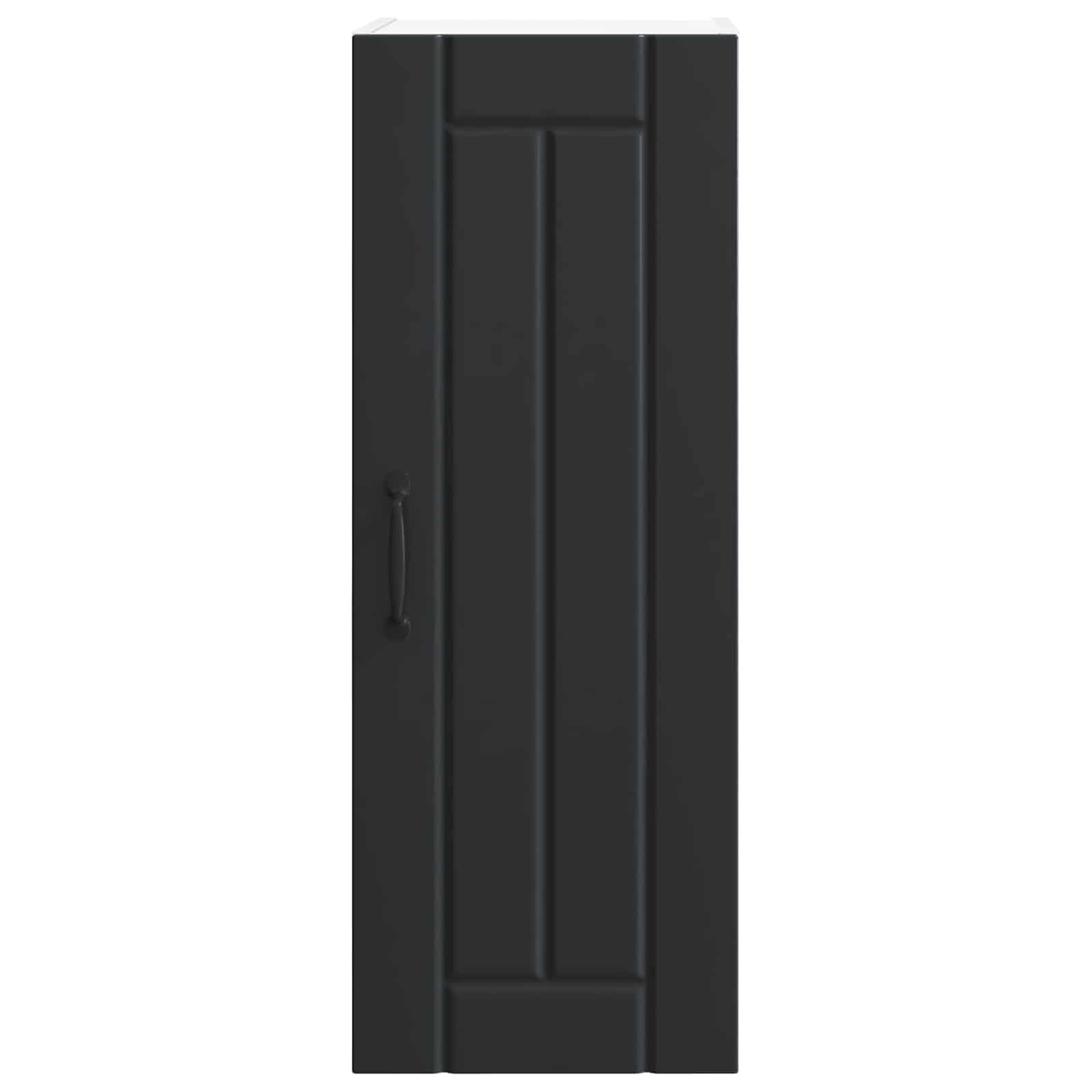 Mobile da cucina 2 pz-Set di 2 Armadio da cucina Nero 30 x 31 x 80 cm Legno multistrato 306857