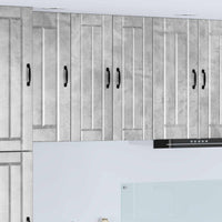 Mobile da cucina 2 pz-Set di 2 Armadio da cucina Grigio cemento 30 x 31 x 80 cm 696768