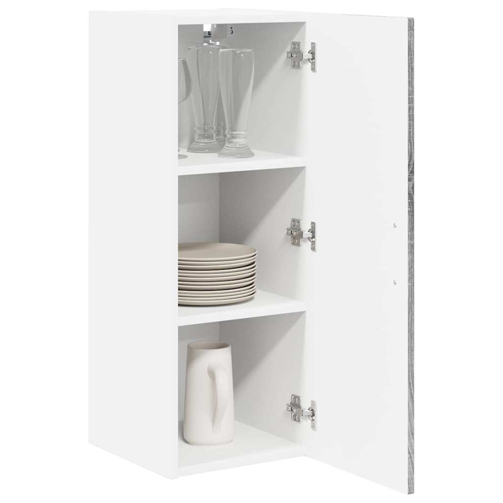 Mobile da cucina 2 pz-Set di 2 Armadio da cucina Grigio Sonoma 30 x 31 x 80 cm 253606