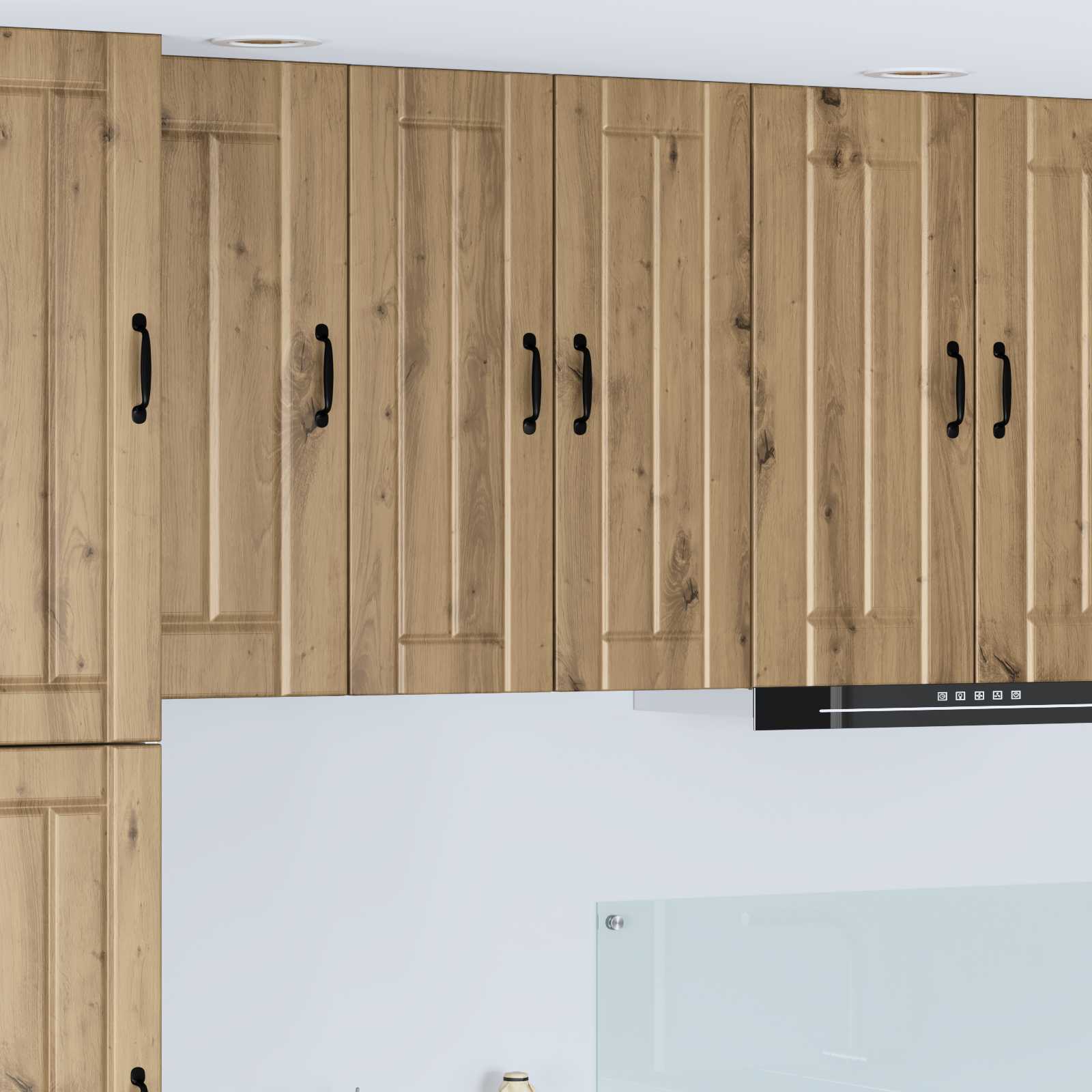 Pensile cucina con porta Rovere artigianale 30 x 31 x 80 cm 885023