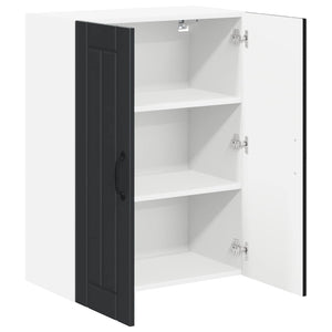 Mobile da cucina-Armadio da cucina Nero 60 x 31 x 80 cm Legno multistrato 382041