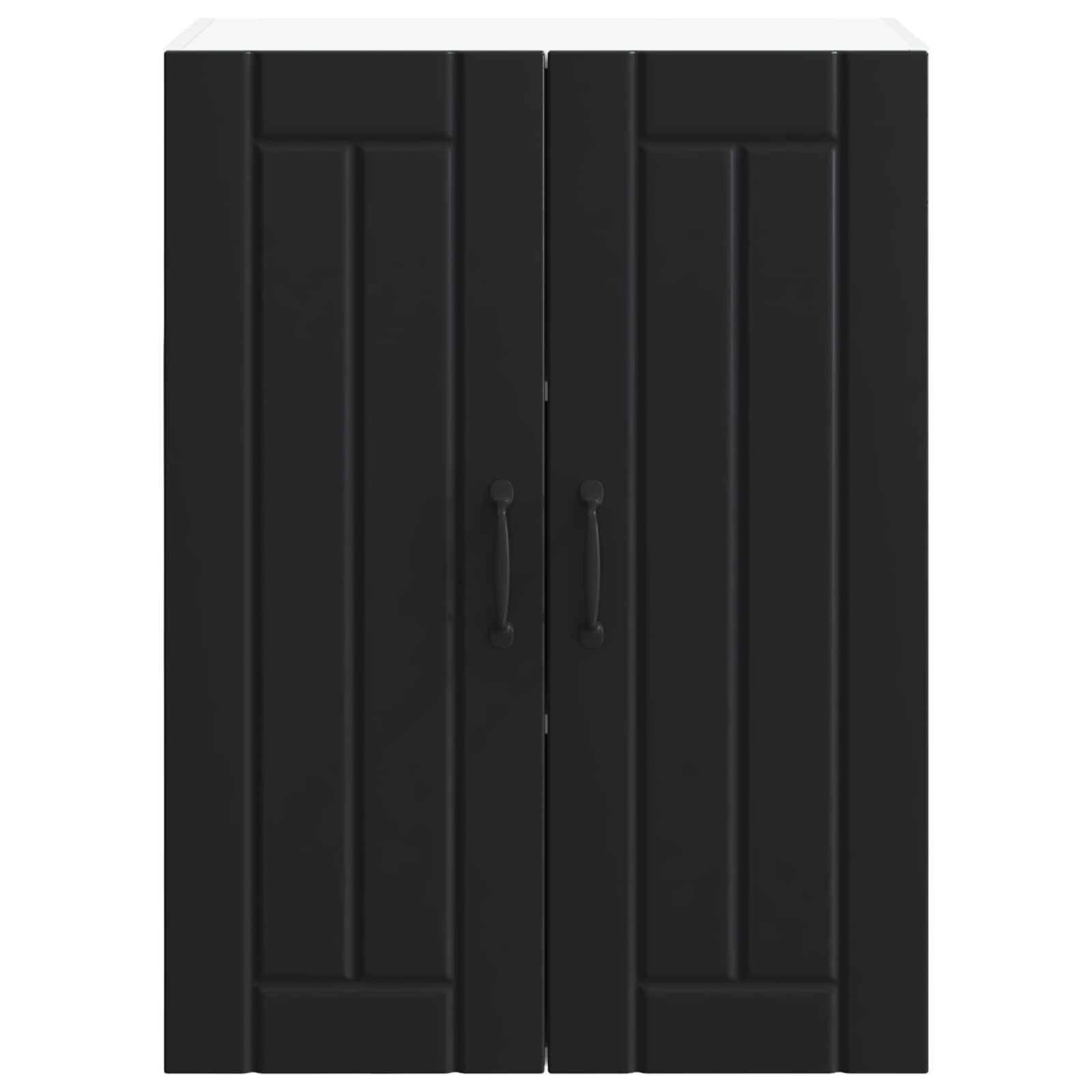 Mobile da cucina-Armadio da cucina Nero 60 x 31 x 80 cm Legno multistrato 382041