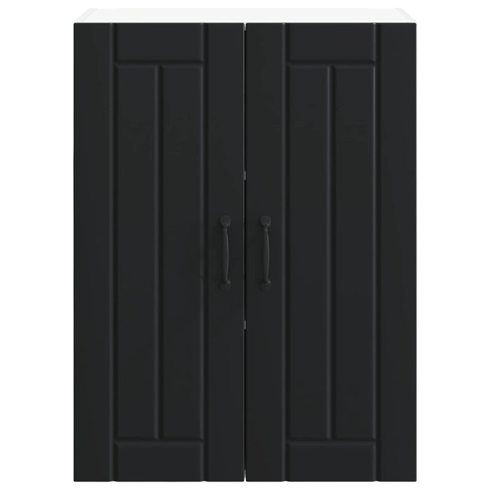 Mobile da cucina-Armadio da cucina Nero 60 x 31 x 80 cm Legno multistrato 382041