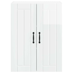 Mobile da cucina-Armadio da cucina Bianco Lucido 60 x 31 x 80 cm 679465