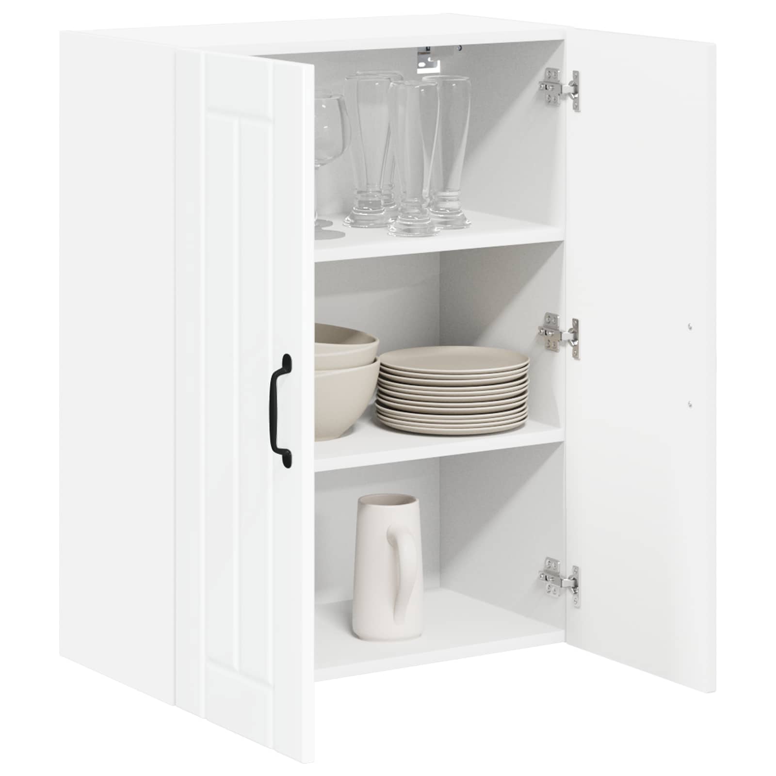 Mobile da cucina-Armadio da cucina Bianco Lucido 60 x 31 x 80 cm 679465