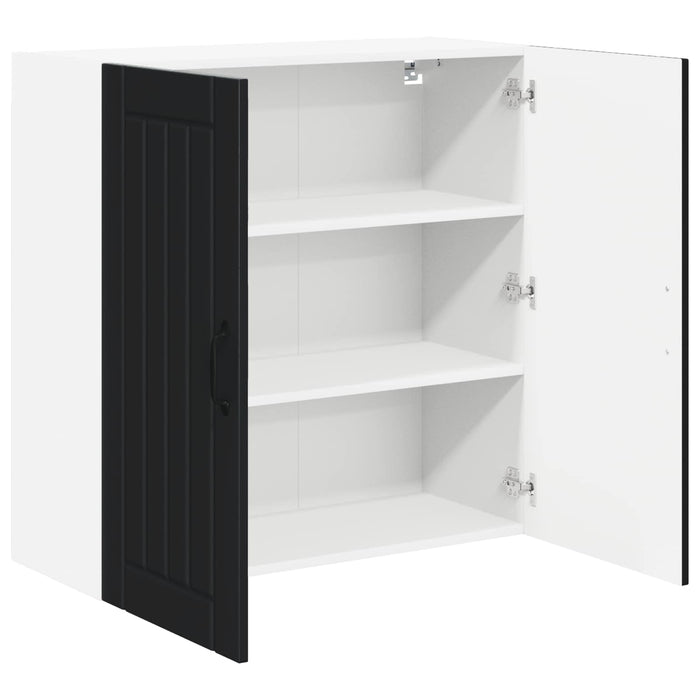 Mobile da cucina-Armadio da cucina Nero 80 x 31 x 80 cm Legno multistrato 450208