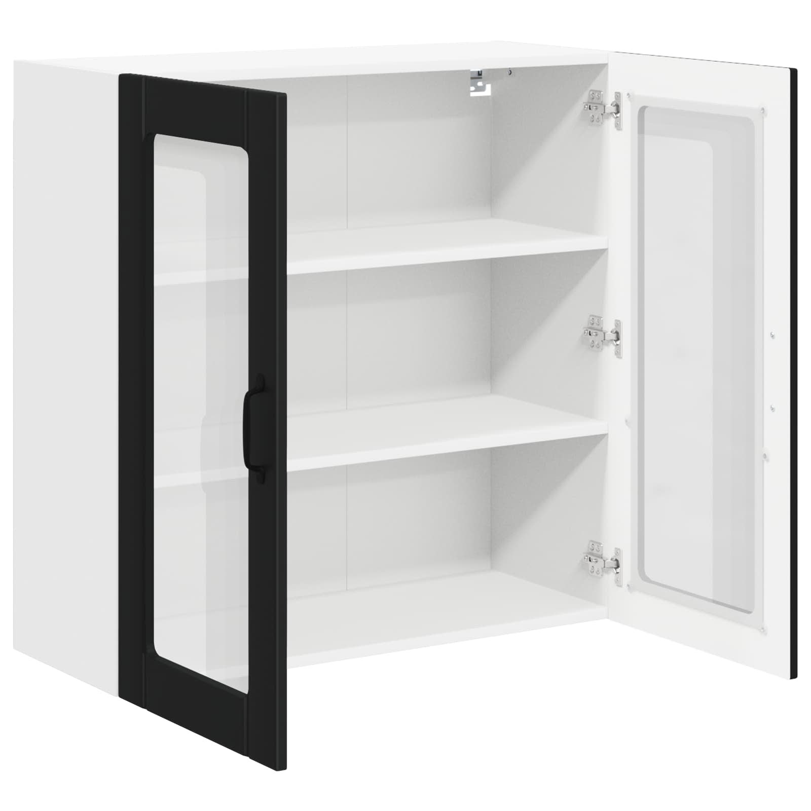 Mobile da cucina-Armadio da cucina Nero 80 x 31 x 80 cm Legno multistrato 830191